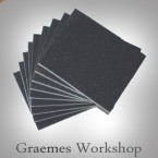 9 x ZA Abrasive Sanding Sponges, Industrial Quality, #60, #100, #150.. 3 of each