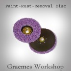 2 x 115mm Poly Strip Disc Wheel - Paint or Rust removal