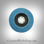 Flap Disc, 125mm Blue Zircon x 10