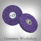 2 x 100mm Strip Disc, paint or rust stripper...with drill shaft