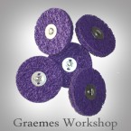 5 x 100mm Strip Disc, paint or rust stripper...with drill shaft