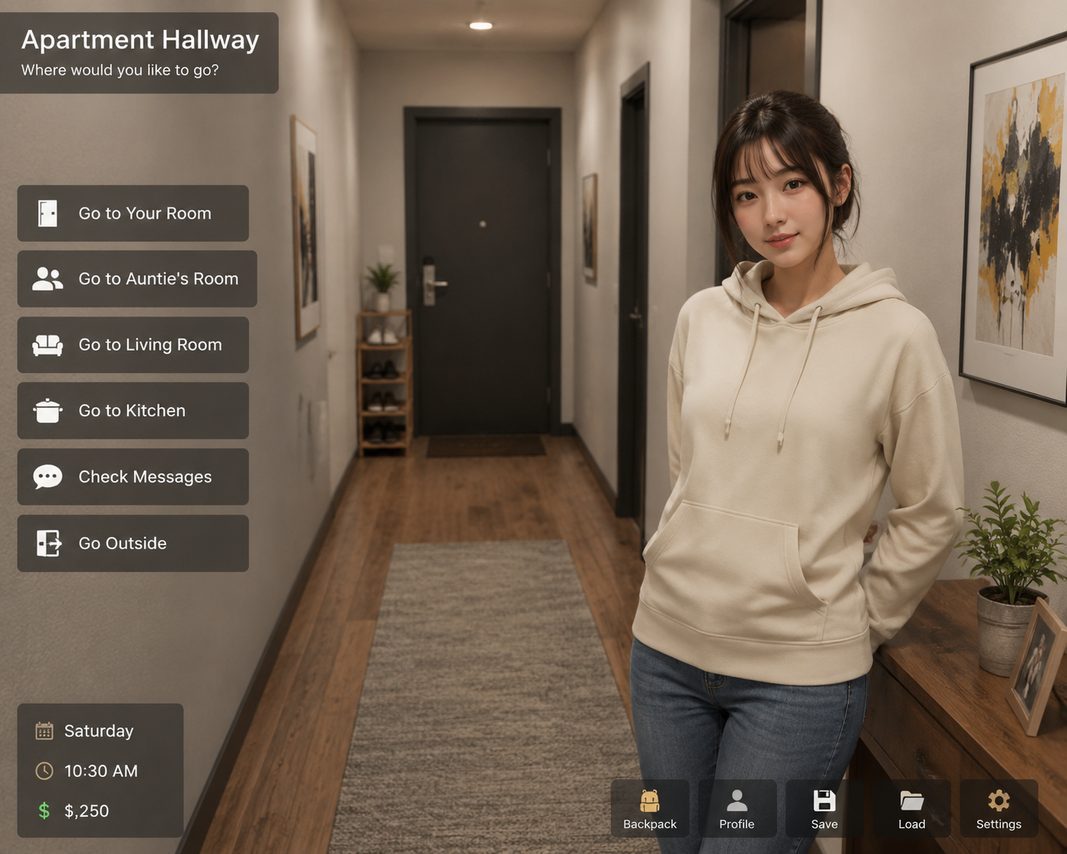 我的可爱表姐 角色互动 画面 6